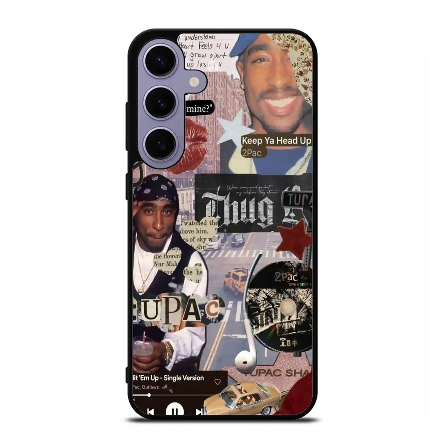 2 Pac Sakur Thug Samsung Galaxy S24 Plus Case