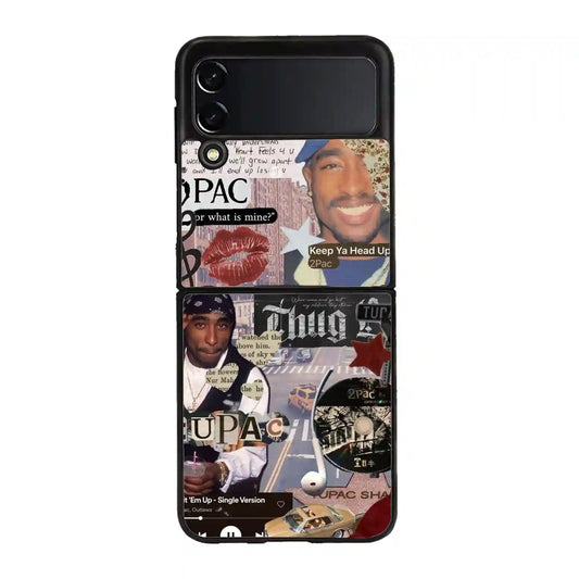 2 Pac Sakur Thug Samsung Z4 Flip Case