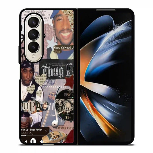 2 Pac Sakur Thug Samsung Z4 Fold Case