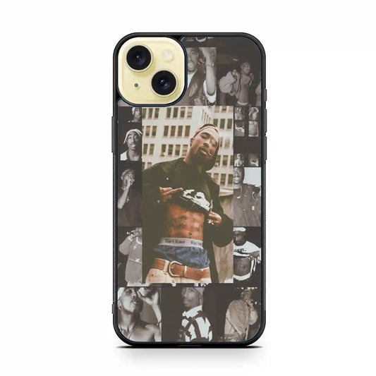 2 Pac Sakur Vintage Cool iPhone 15 Plus Case