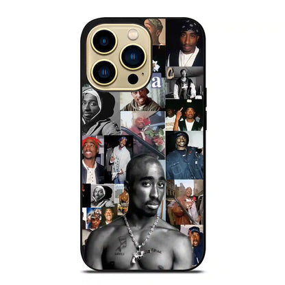 2 Pac Sakur Vintage iPhone 14 Pro Max Case