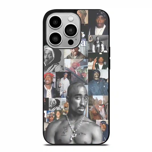 2 Pac Sakur Vintage iPhone 14 Pro Case