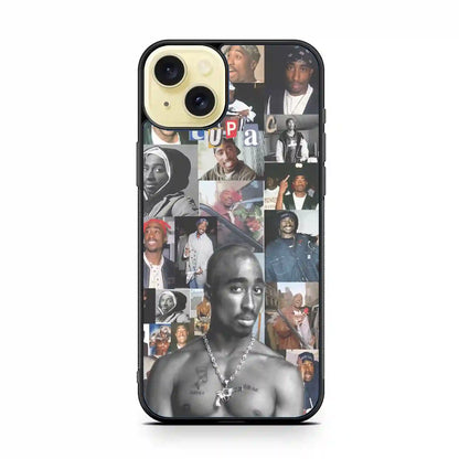 2 Pac Sakur Vintage iPhone 15 Plus Case