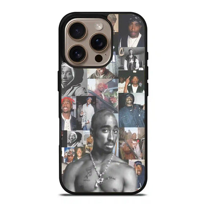 2 Pac Sakur Vintage iPhone 16 Pro Max Case