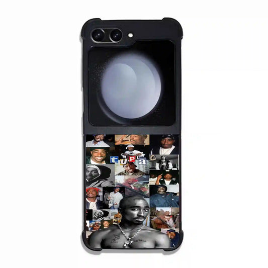 2 Pac Sakur Vintage Samsung Z6 Flip Case