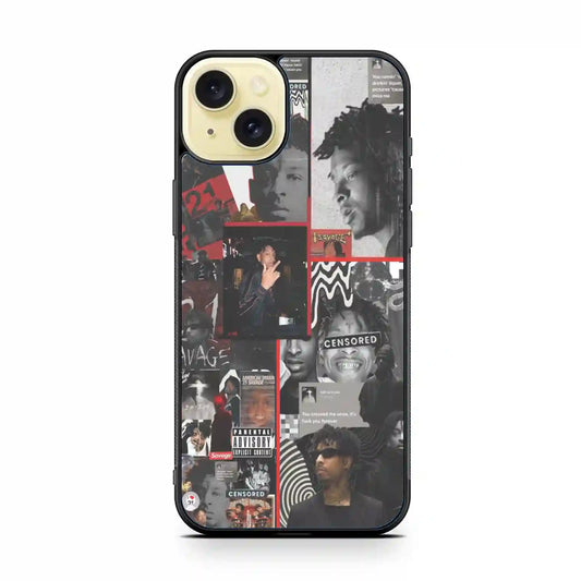 21 Savage Album iPhone 15 Plus Case