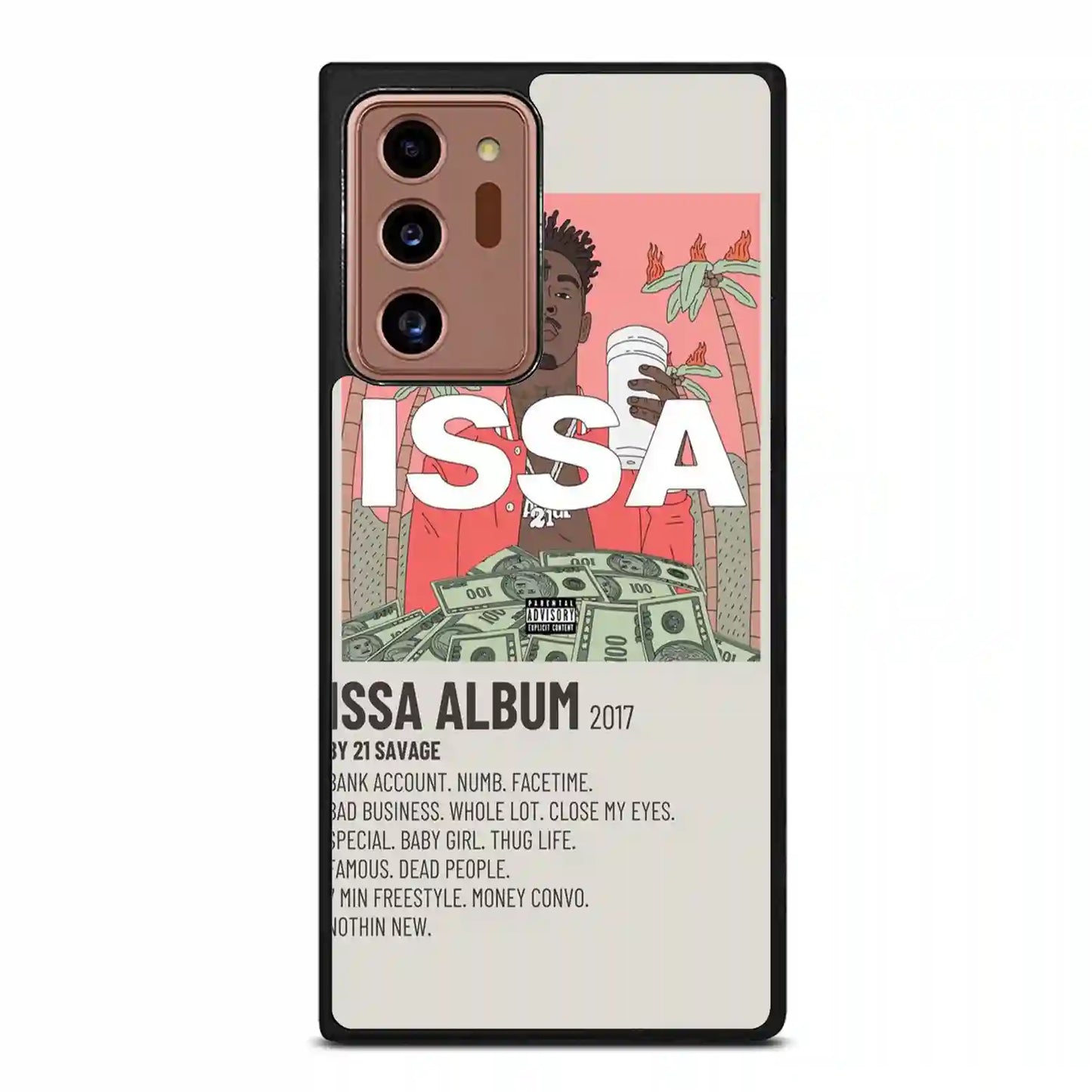 21 Savage Album Issa Samsung Galaxy Note 20 Ultra Case