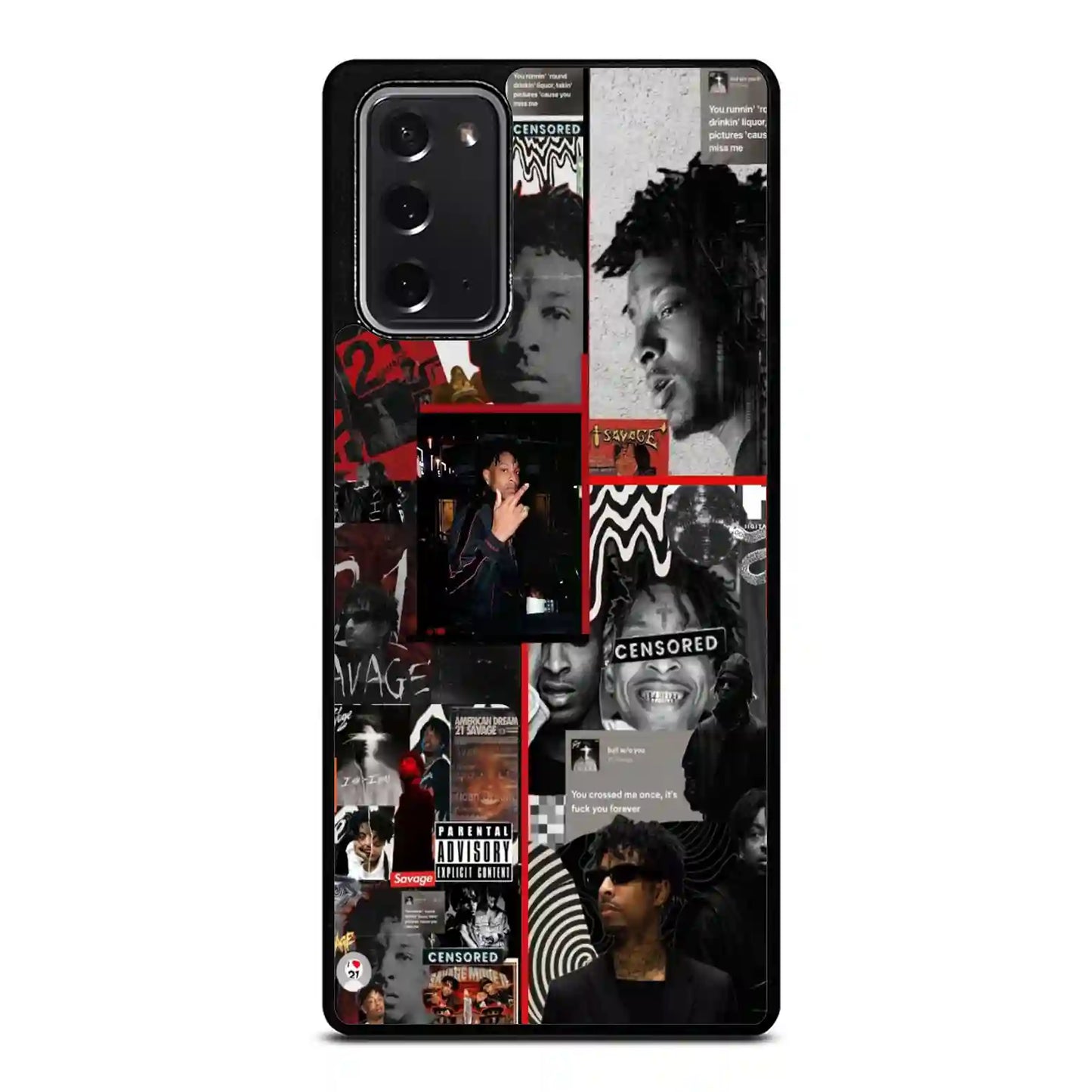 21 Savage Album Samsung Galaxy Note 20 Case