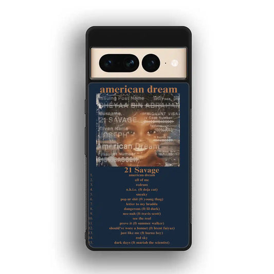 21 Savage American Dream Google Pixel 7 Pro Case