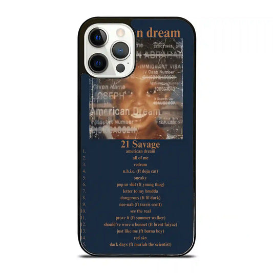 21 Savage American Dream iPhone 12 Pro Case