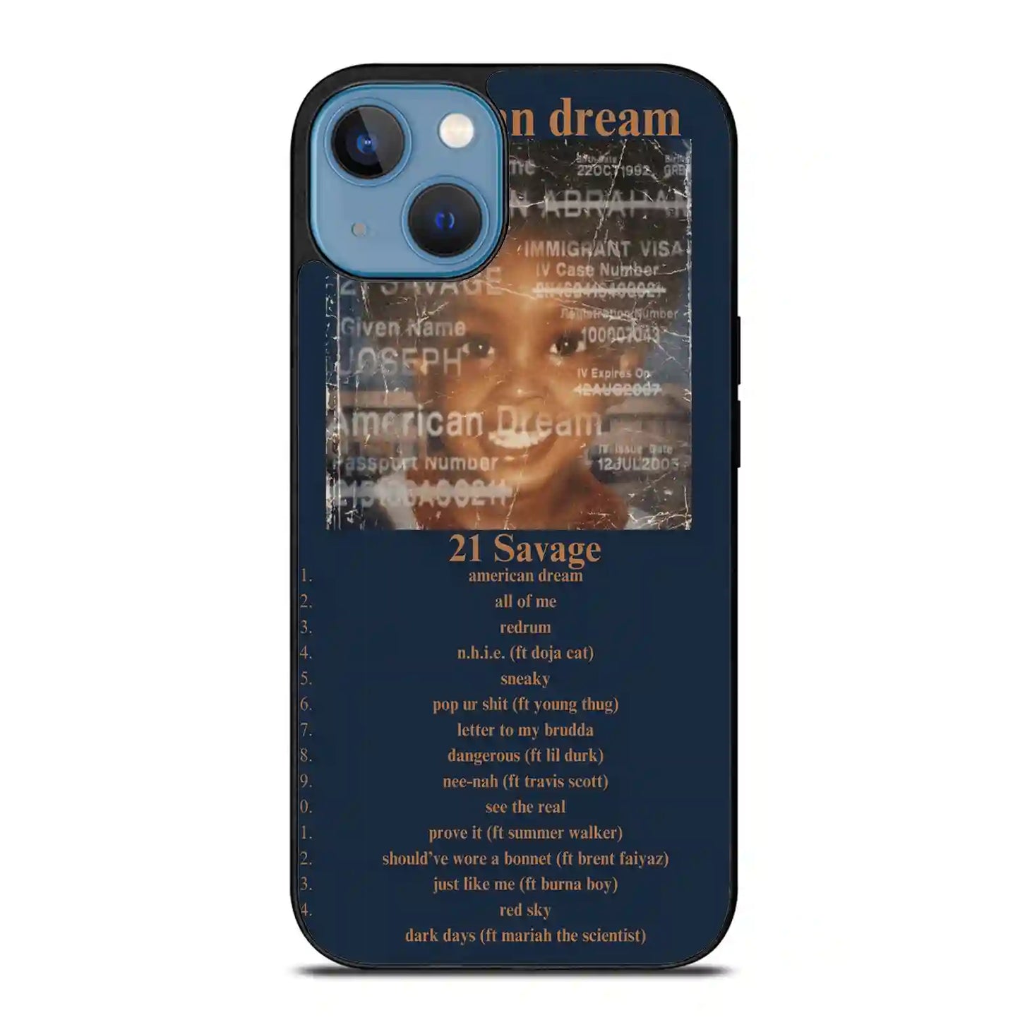 21 Savage American Dream iPhone 14 Case