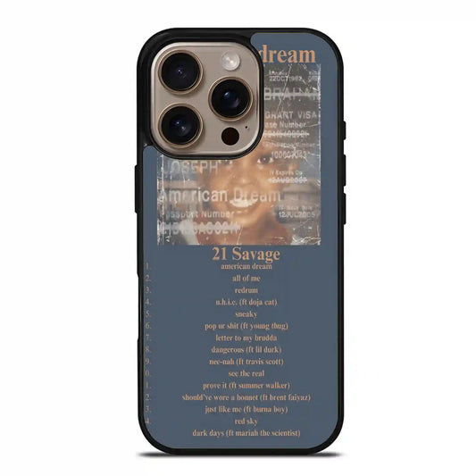 21 Savage American Dream iPhone 16 Pro Max Case