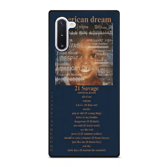 21 Savage American Dream Samsung Galaxy Note 10 5G Case