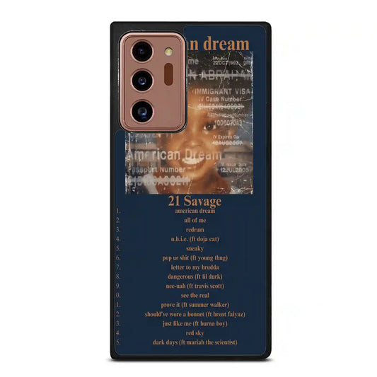 21 Savage American Dream Samsung Galaxy Note 20 Ultra Case