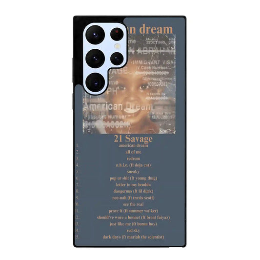 21 Savage American Dream Samsung Galaxy S22 Ultra Case