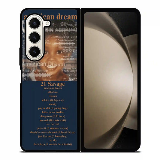 21 Savage American Dream Samsung Z5 Fold Case