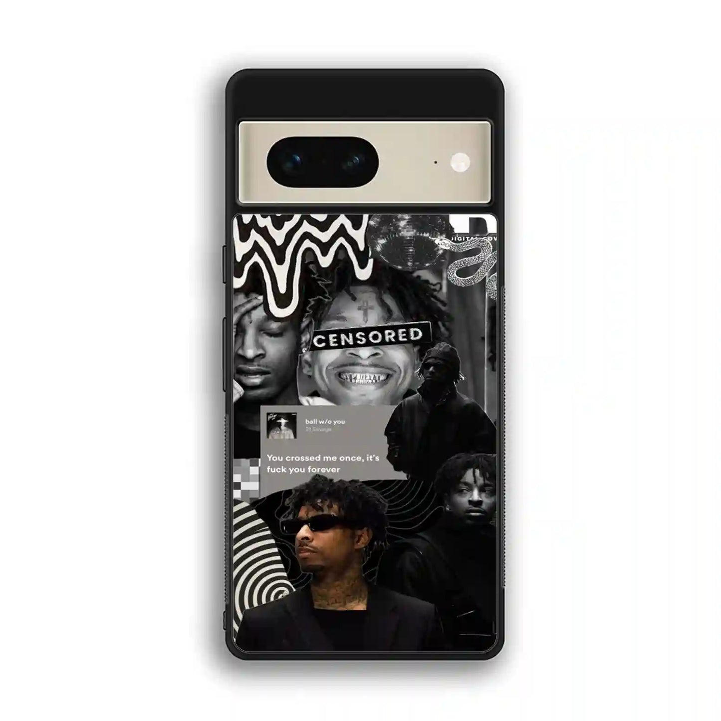 21 Savage Black Google Pixel 7 Case