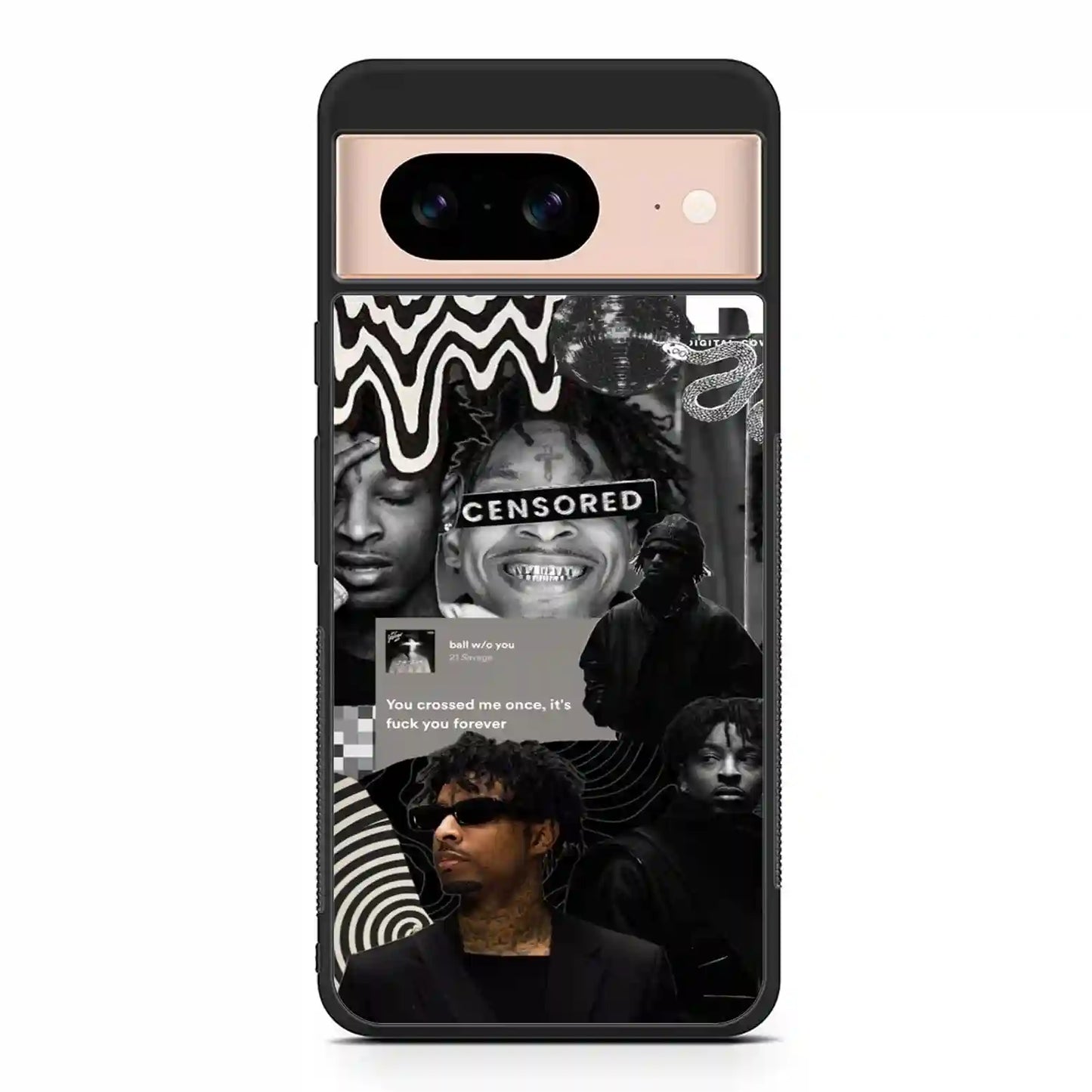 21 Savage Black Google Pixel 8 Case