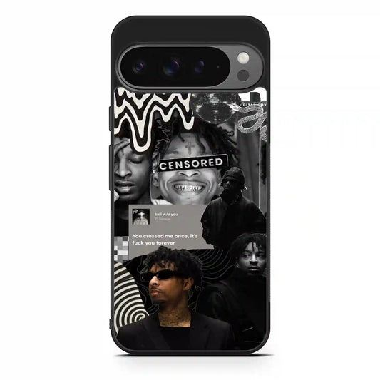 21 Savage Black Google Pixel 9 Pro XL Case