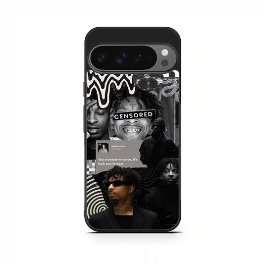 21 Savage Black Google Pixel 9 Case