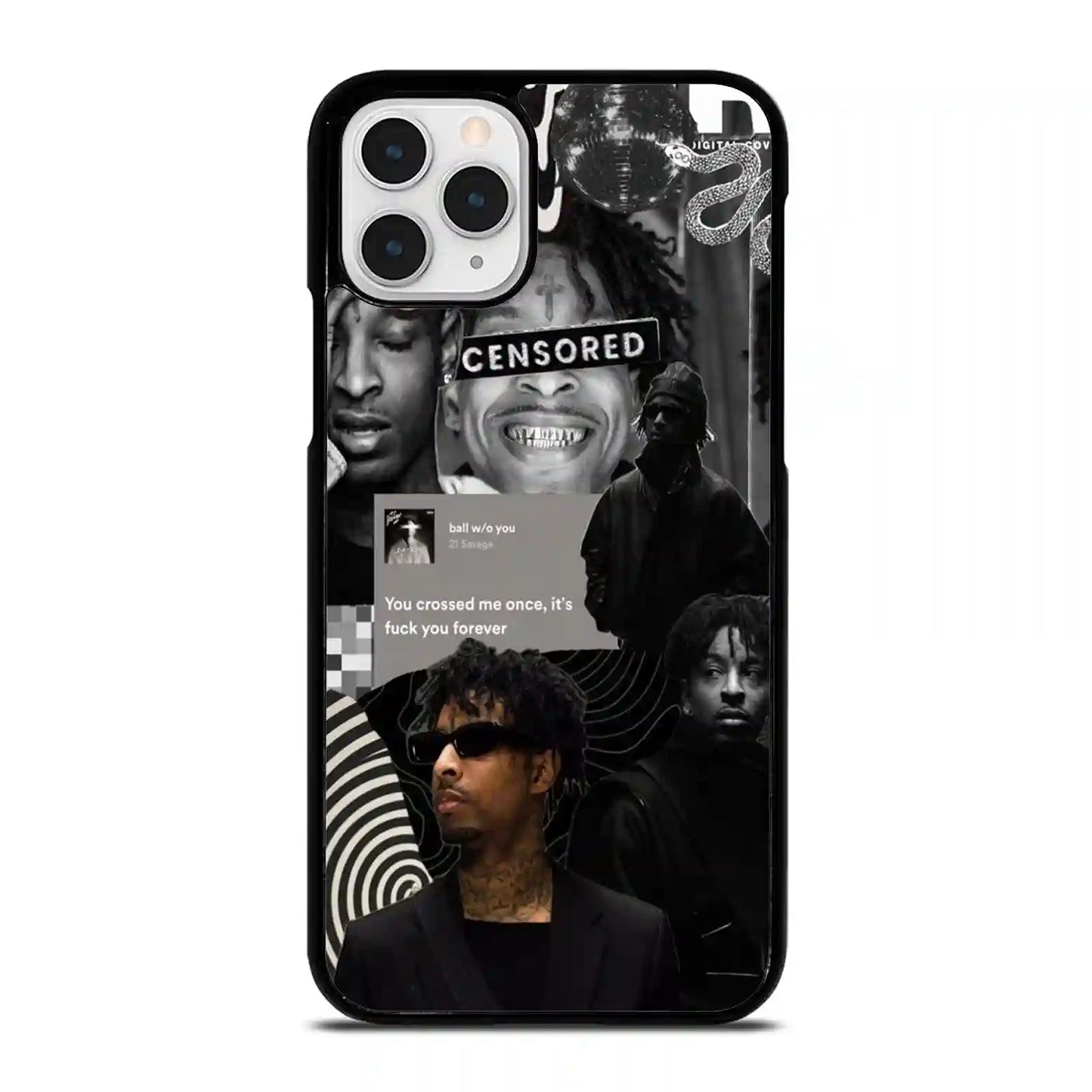 21 Savage Black iPhone 11 Pro Max Case