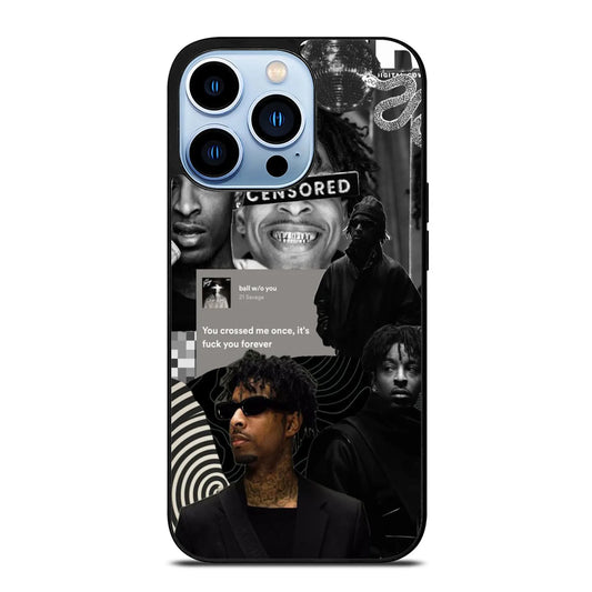 21 Savage Black iPhone 13 Pro Max Case