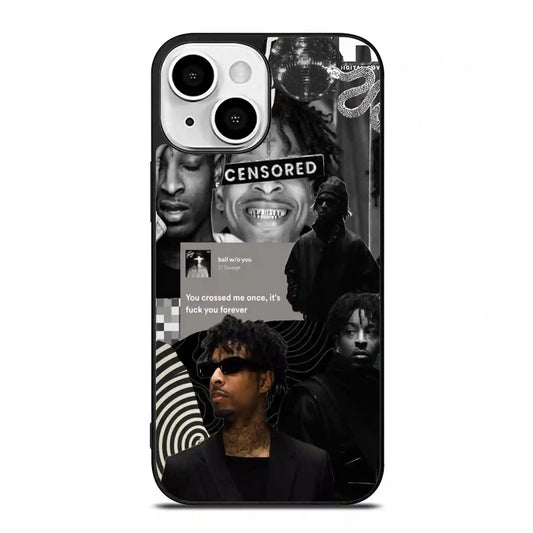 21 Savage Black iPhone 13 Mini Case