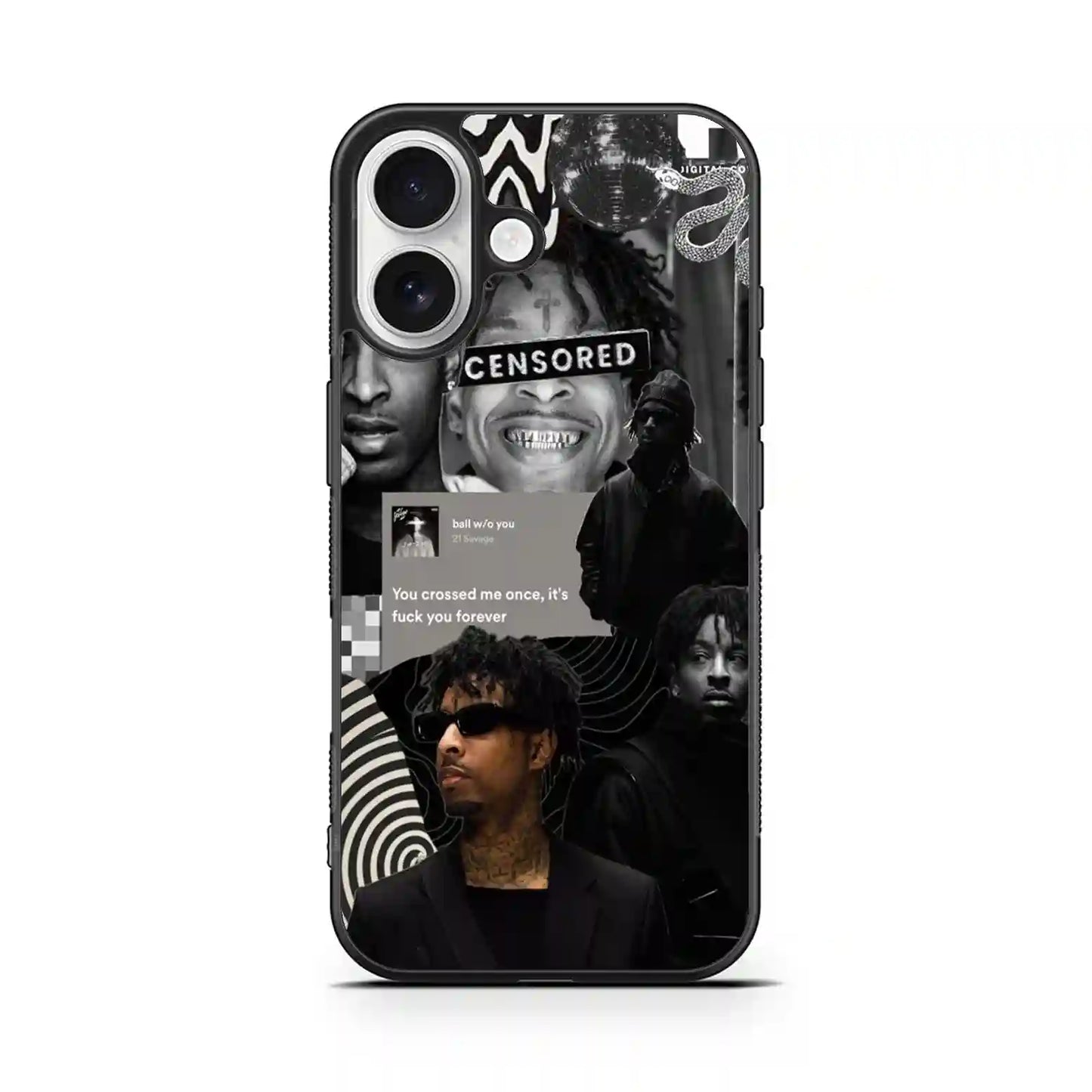 21 Savage Black iPhone 16 Case