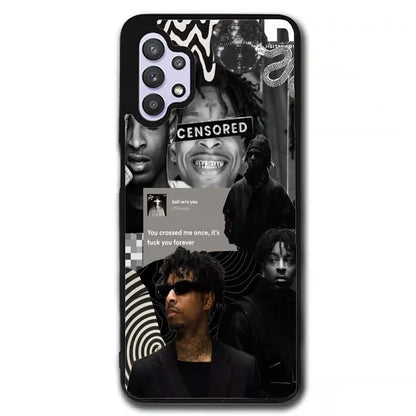 21 Savage Black Samsung Galaxy A32 5G Case