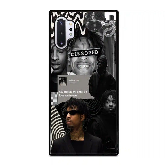 21 Savage Black Samsung Galaxy Note 10 Pro 5G Case