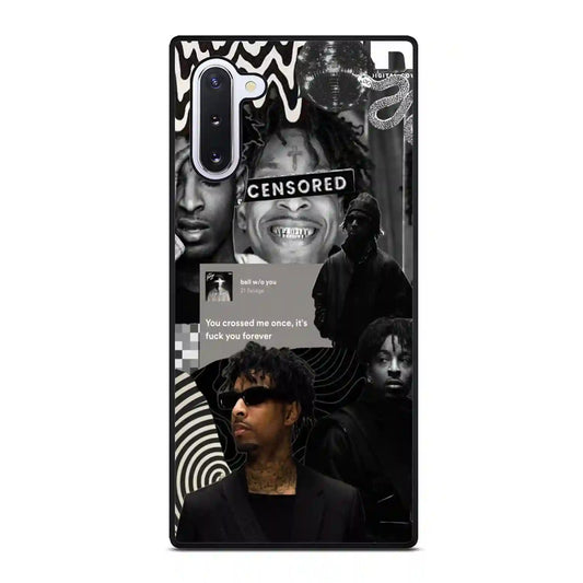 21 Savage Black Samsung Galaxy Note 10 5G Case