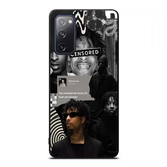 21 Savage Black Samsung Galaxy S20 FE Case