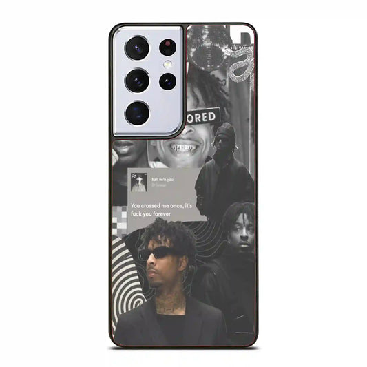 21 Savage Black Samsung Galaxy S21 Ultra Case