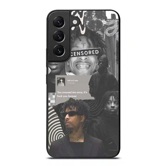 21 Savage Black Samsung Galaxy S22 Plus Case