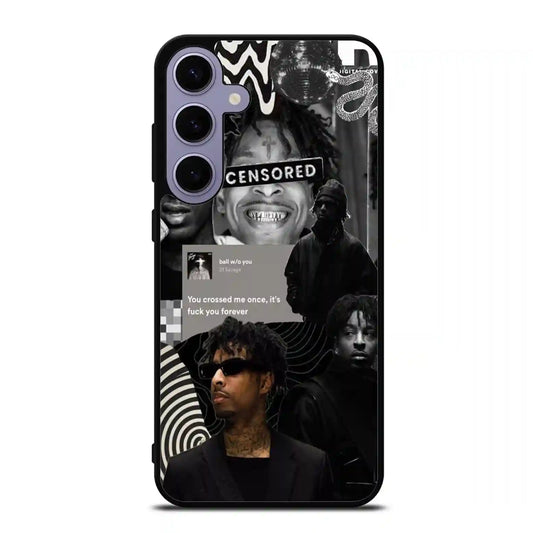 21 Savage Black Samsung Galaxy S24 Plus Case