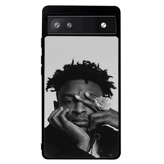 21 Savage Black White Google Pixel 6 Pro Case