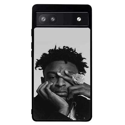 21 Savage Black White Google Pixel 6A Case