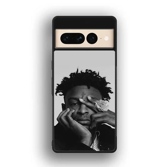 21 Savage Black White Google Pixel 7 Pro Case