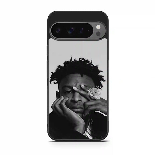 21 Savage Black White Google Pixel 9 Pro Case