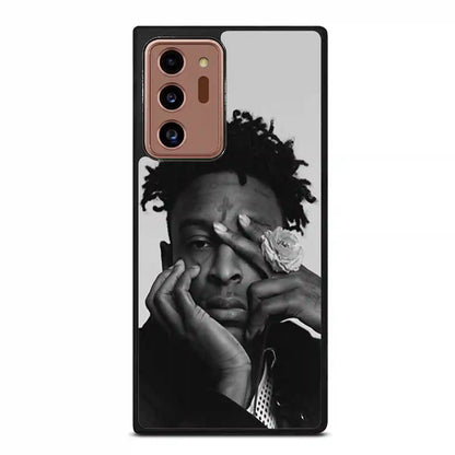 21 Savage Black White Samsung Galaxy Note 20 Ultra Case