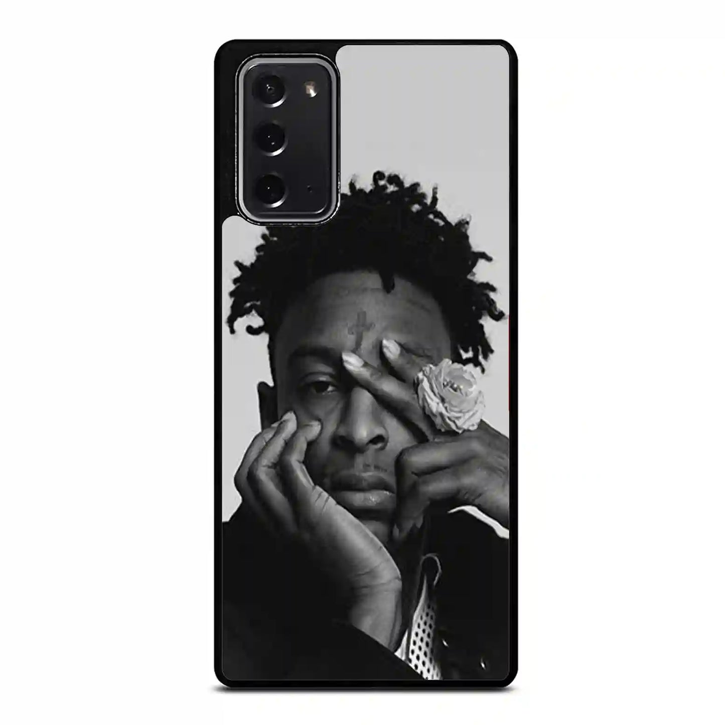 21 Savage Black White Samsung Galaxy Note 20 Case