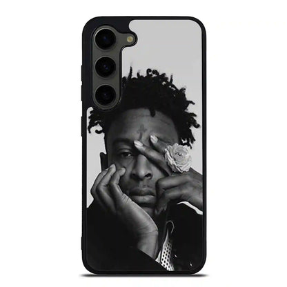 21 Savage Black White Samsung Galaxy S23 FE Case