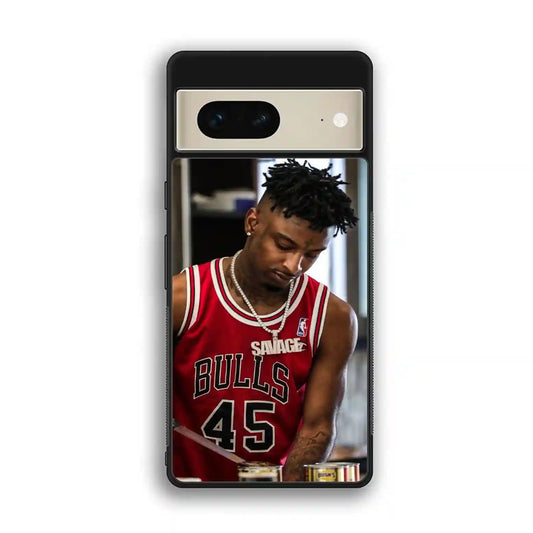 21 Savage Bulls Google Pixel 7 Case