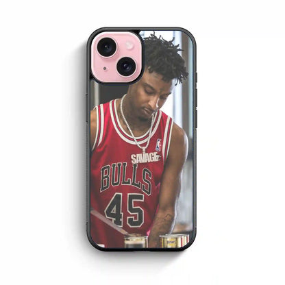 21 Savage Bulls iPhone 15 Case