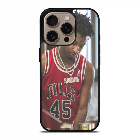 21 Savage Bulls iPhone 16 Pro Max Case