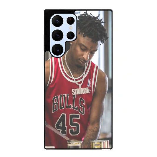 21 Savage Bulls Samsung Galaxy S22 Ultra Case