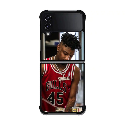 21 Savage Bulls Samsung Z3 Flip Case