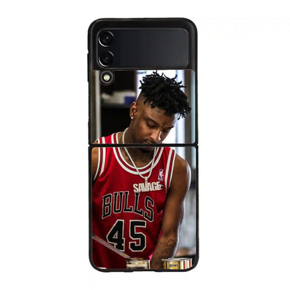 21 Savage Bulls Samsung Z4 Flip Case