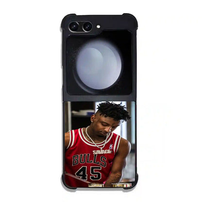 21 Savage Bulls Samsung Z6 Flip Case