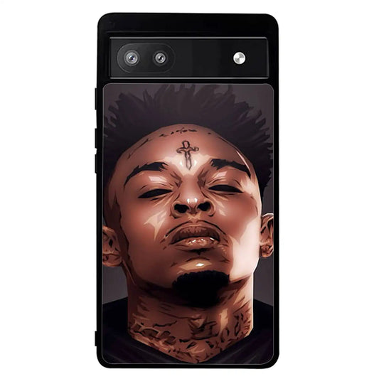 21 Savage Cartoon Face Google Pixel 6 Pro Case